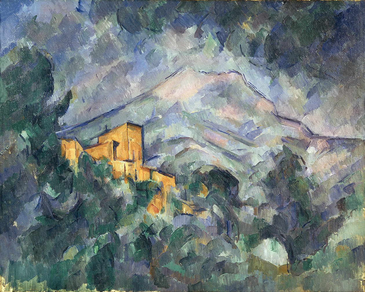 Montagne Sainte-Victoire et le Château Noir, 1904-06 - Paul Cézanne