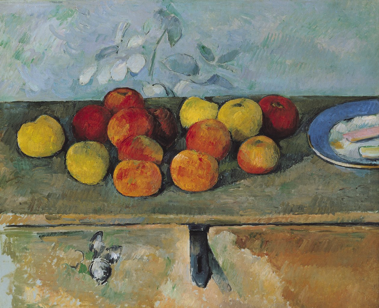 Nature morte de pommes et de biscuits - Paul Cézanne