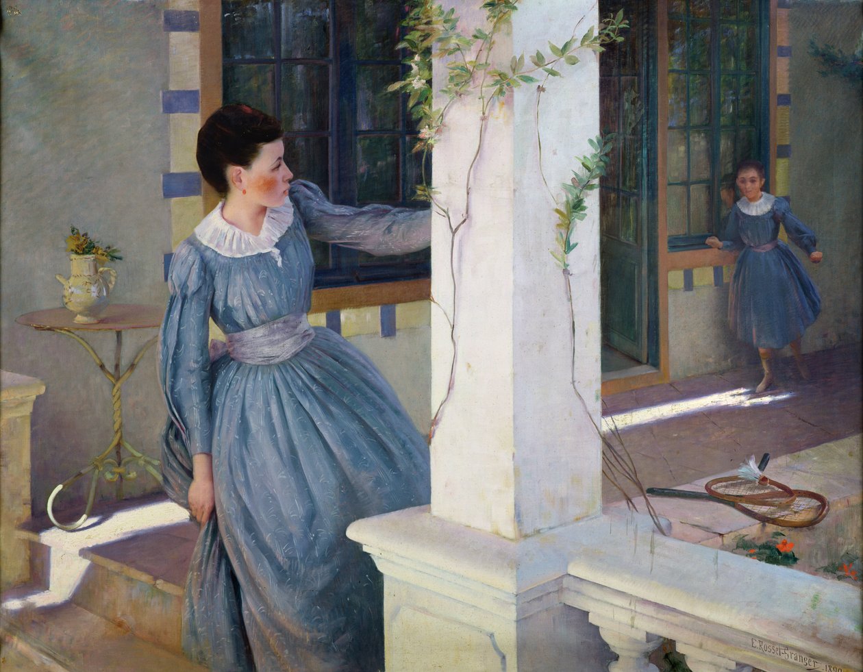 Cache-cache, 1890 - Paul Edouard Rosset-Granger