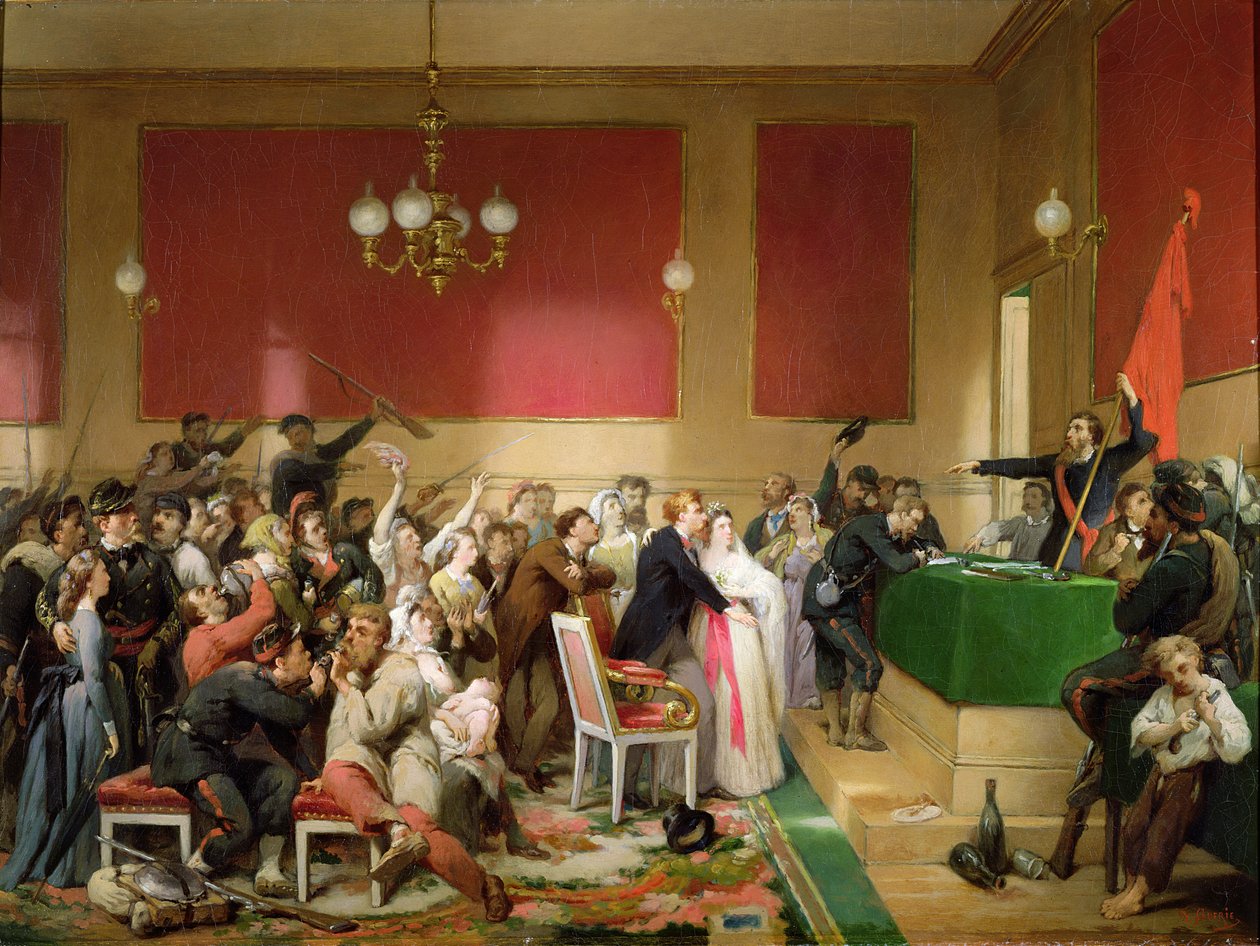 Un mariage sous la Commune de Paris de 1871 - Paul Felix Guerie