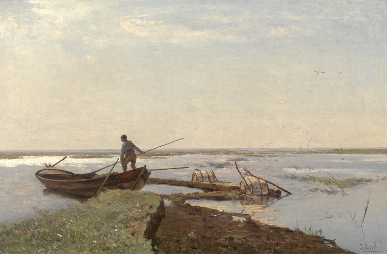 Paysage de polder (dans le Kamperpolder) - Paul Joseph Constantin Gabriel