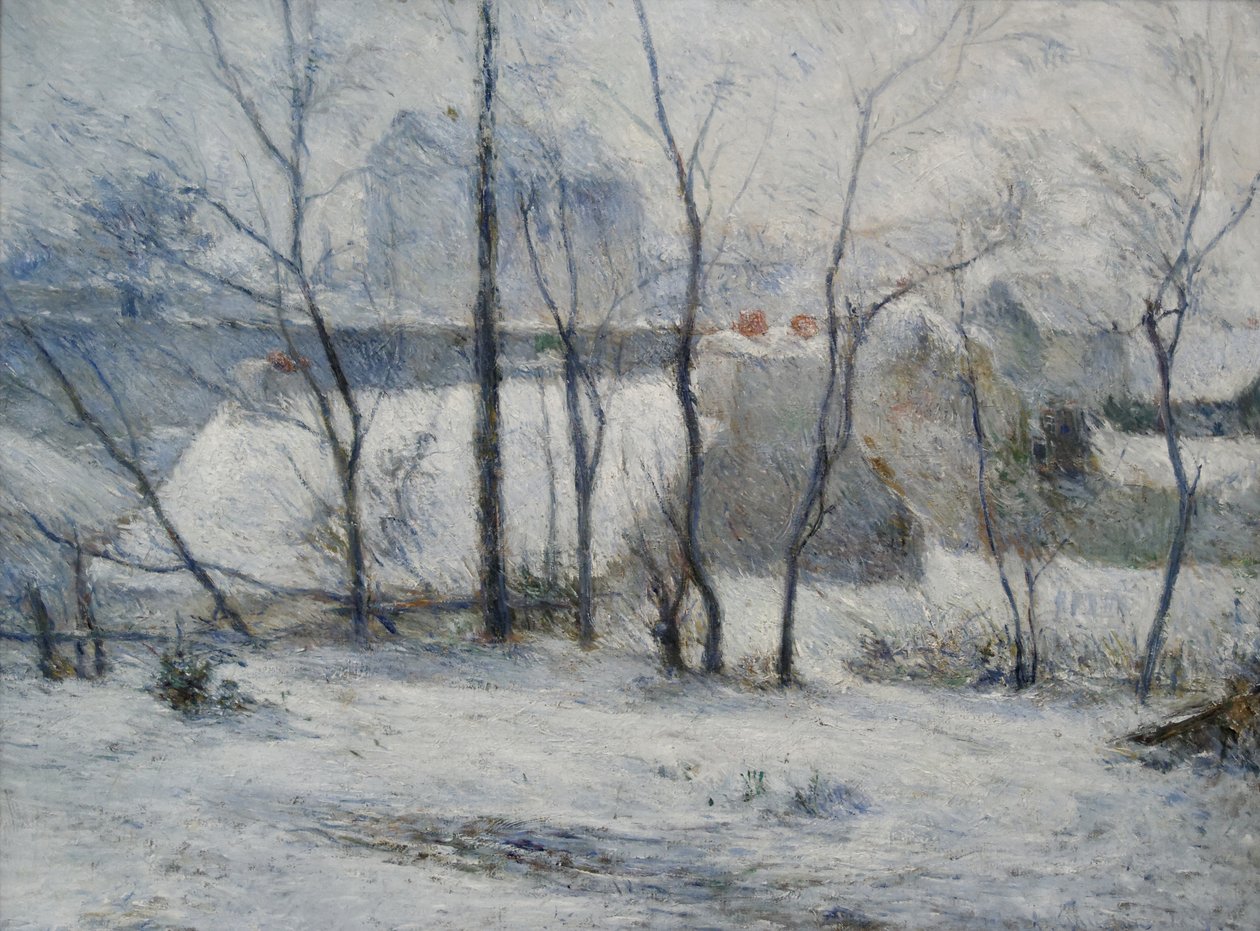 Jardin sous la neige, 1879 - Paul Gauguin
