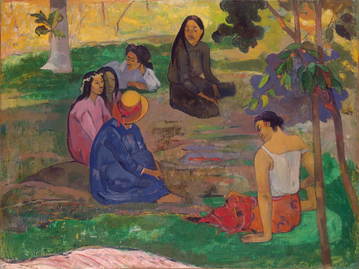 Les Parau Parau (Les Bavardes), ou Conversation, 1891 - Paul Gauguin