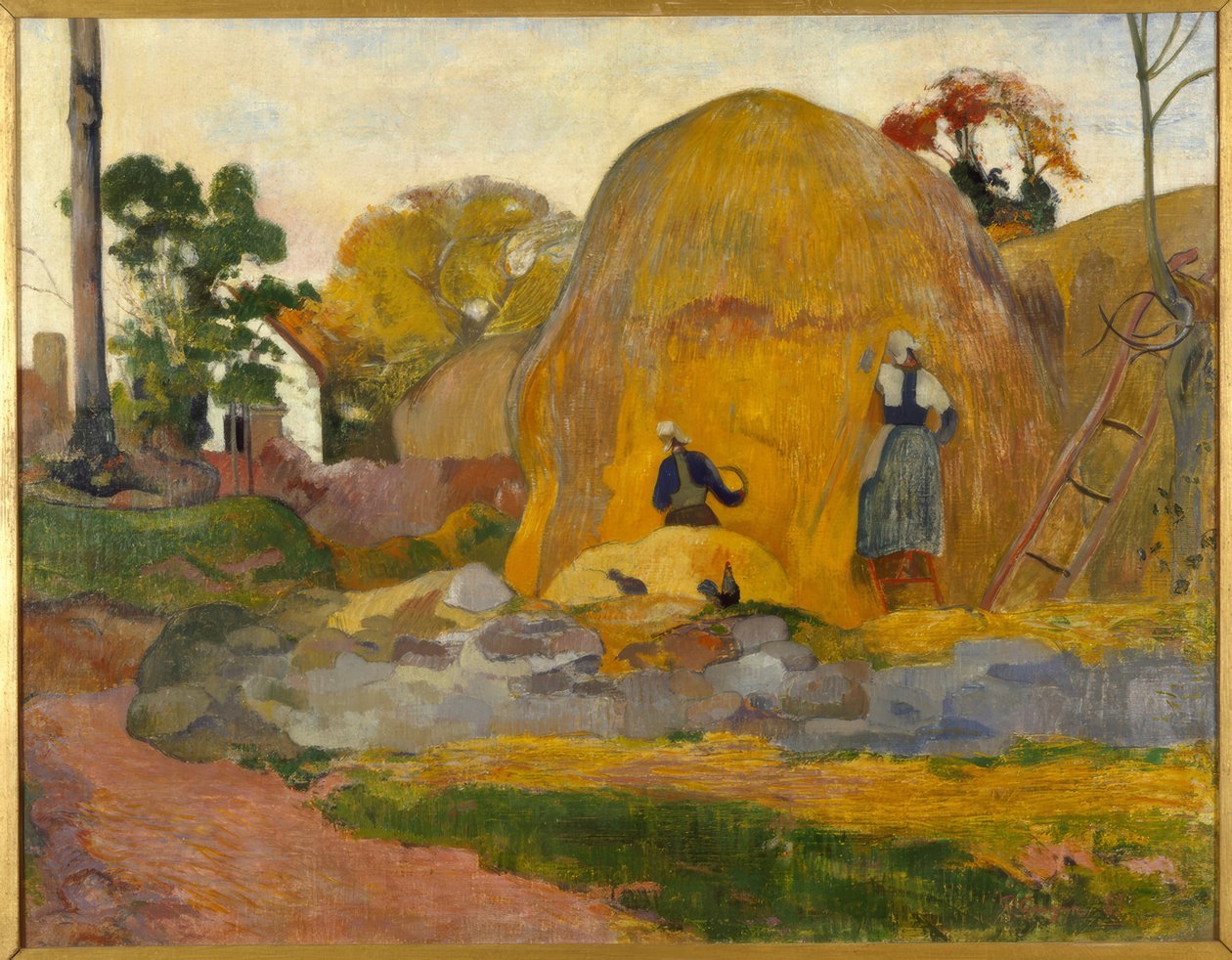Les meules jaunes ou La moisson blonde - Paul Gauguin