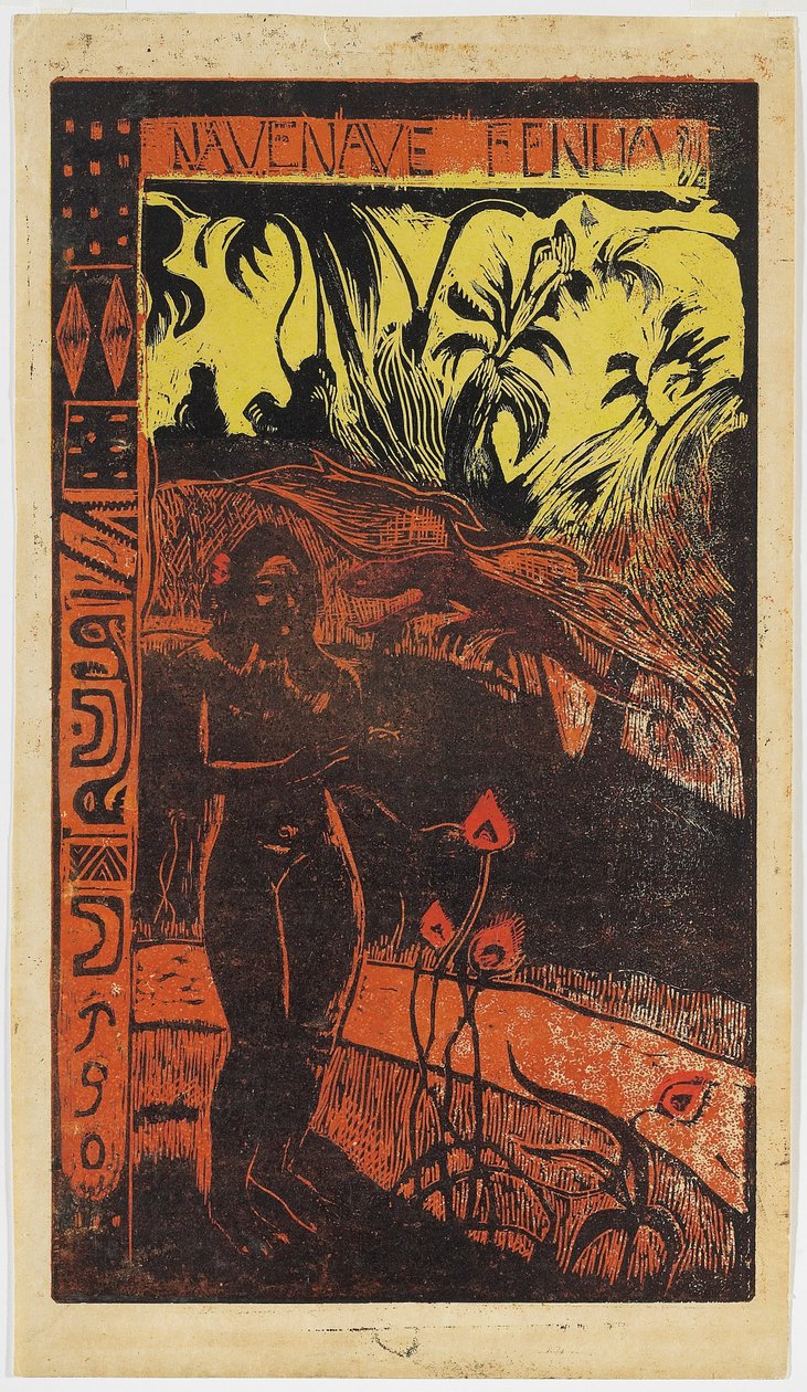 Nave Nave Fenua de la série Noa Noa - Paul Gauguin