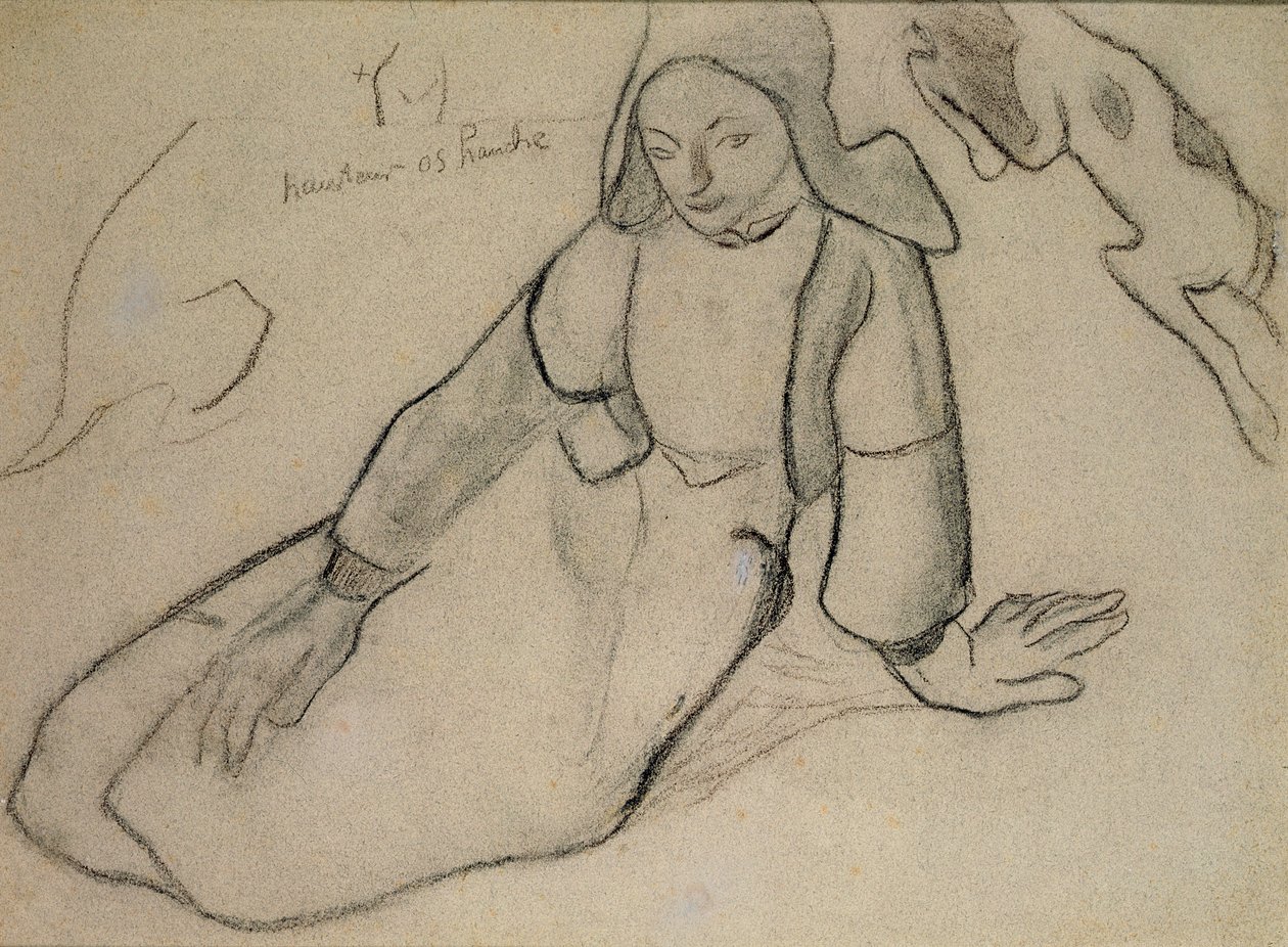 Femme bretonne assise, 1888 - Paul Gauguin
