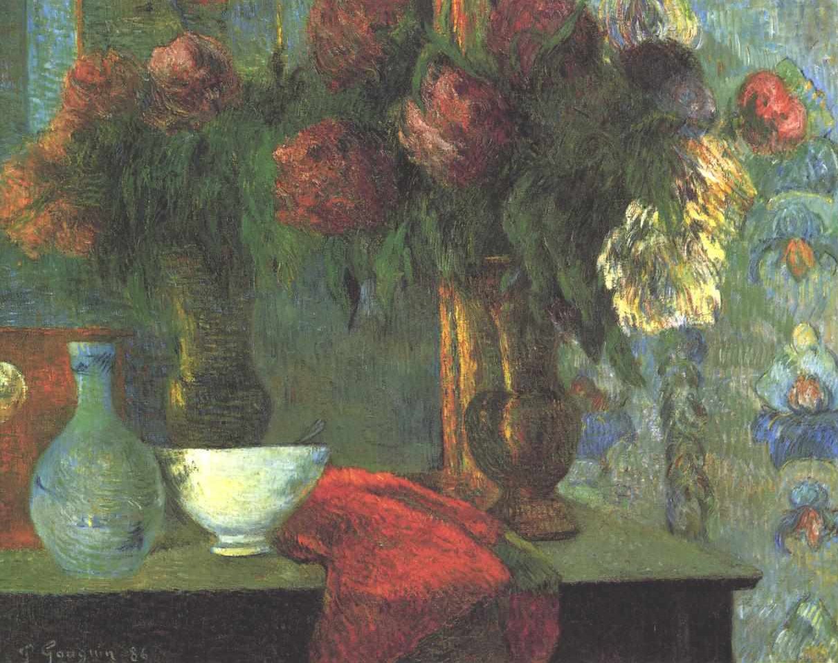 Nature morte avec bol blanc - Paul Gauguin