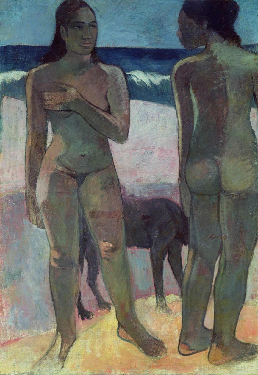 Deux femmes tahitiennes sur la plage, 1891 - Paul Gauguin