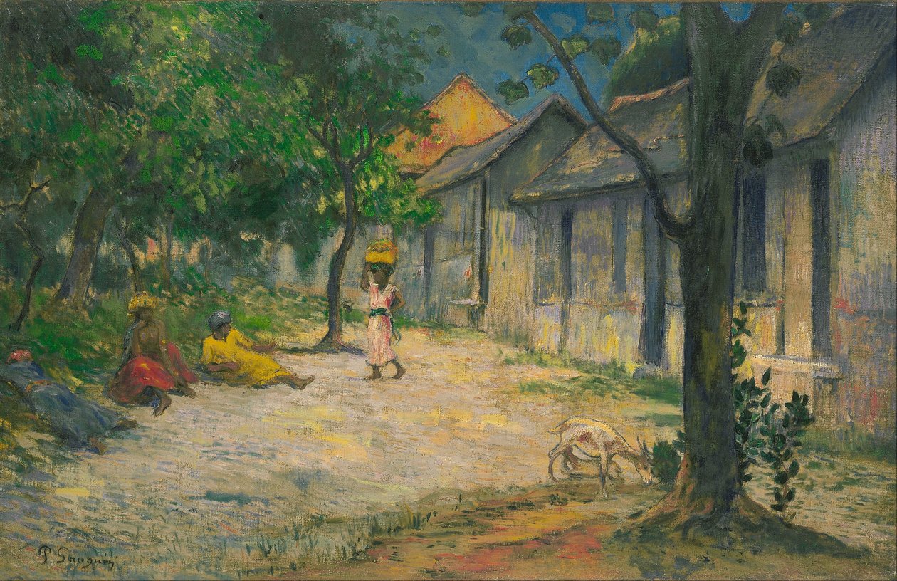 Village en Martinique - Paul Gauguin