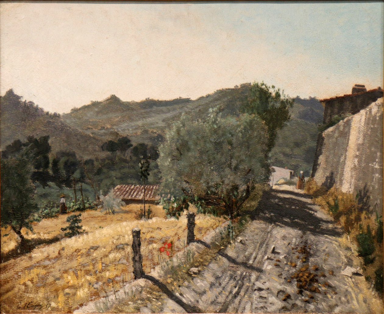 Le chemin dans la colline - Paul Camille Guigou