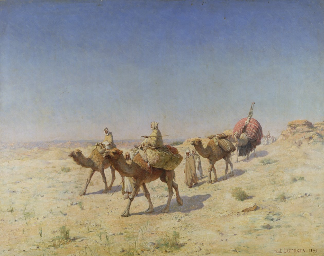 Une caravane de chameaux, 1899 - Paul John Baptiste Lazerges