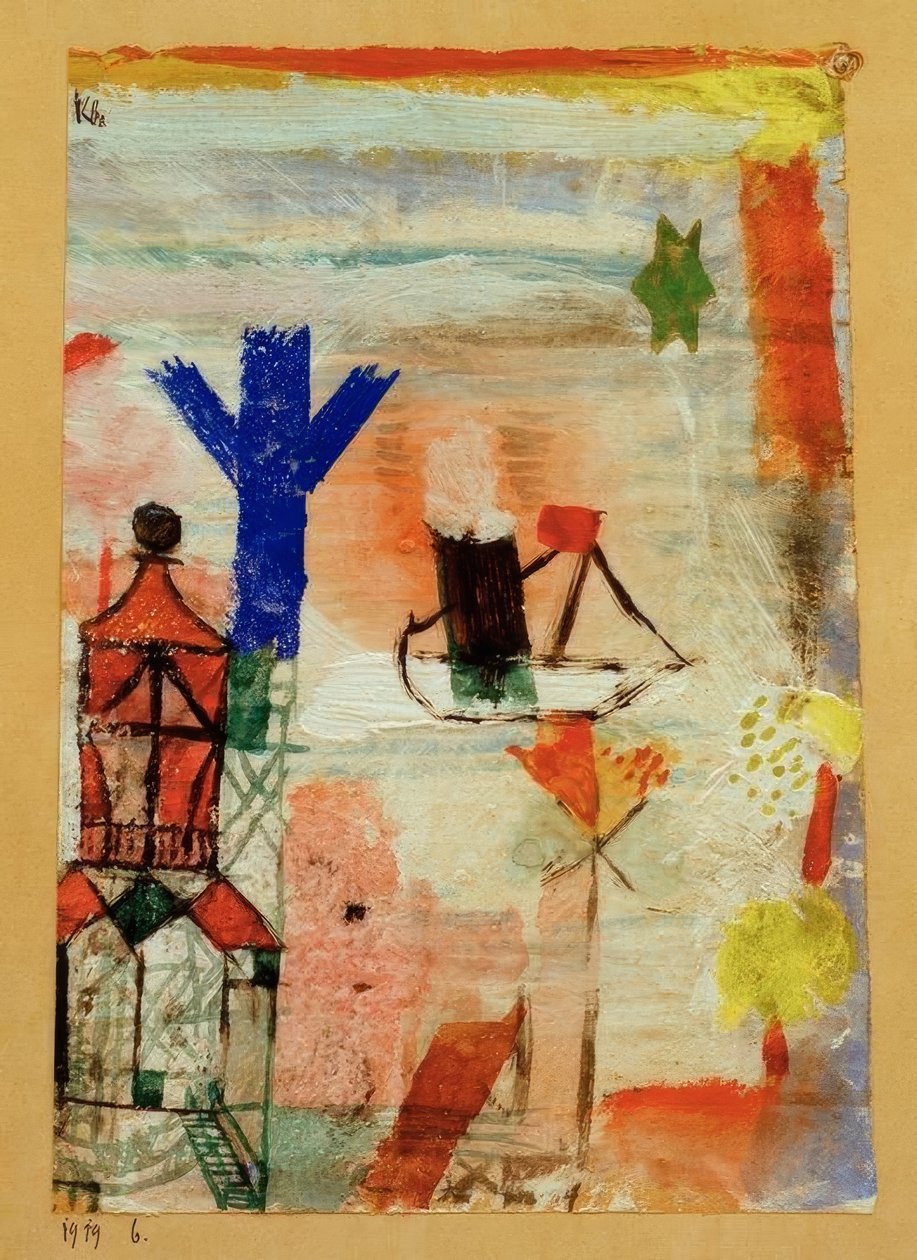 Petit bateau à vapeur - Paul Klee