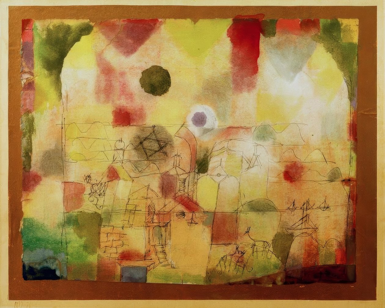 Paysage imprégné de cosmos - Paul Klee