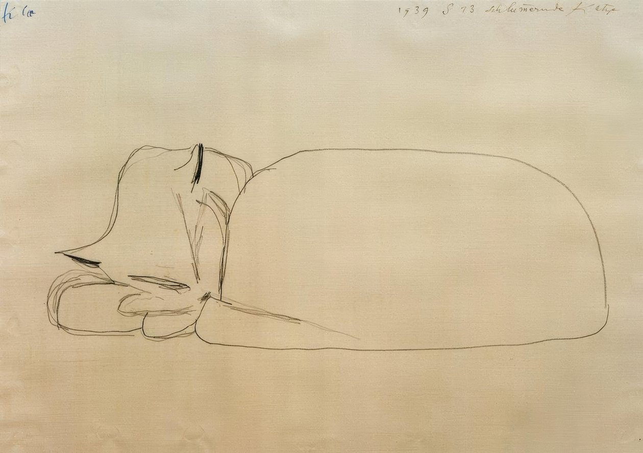 Chat dormant - Paul Klee