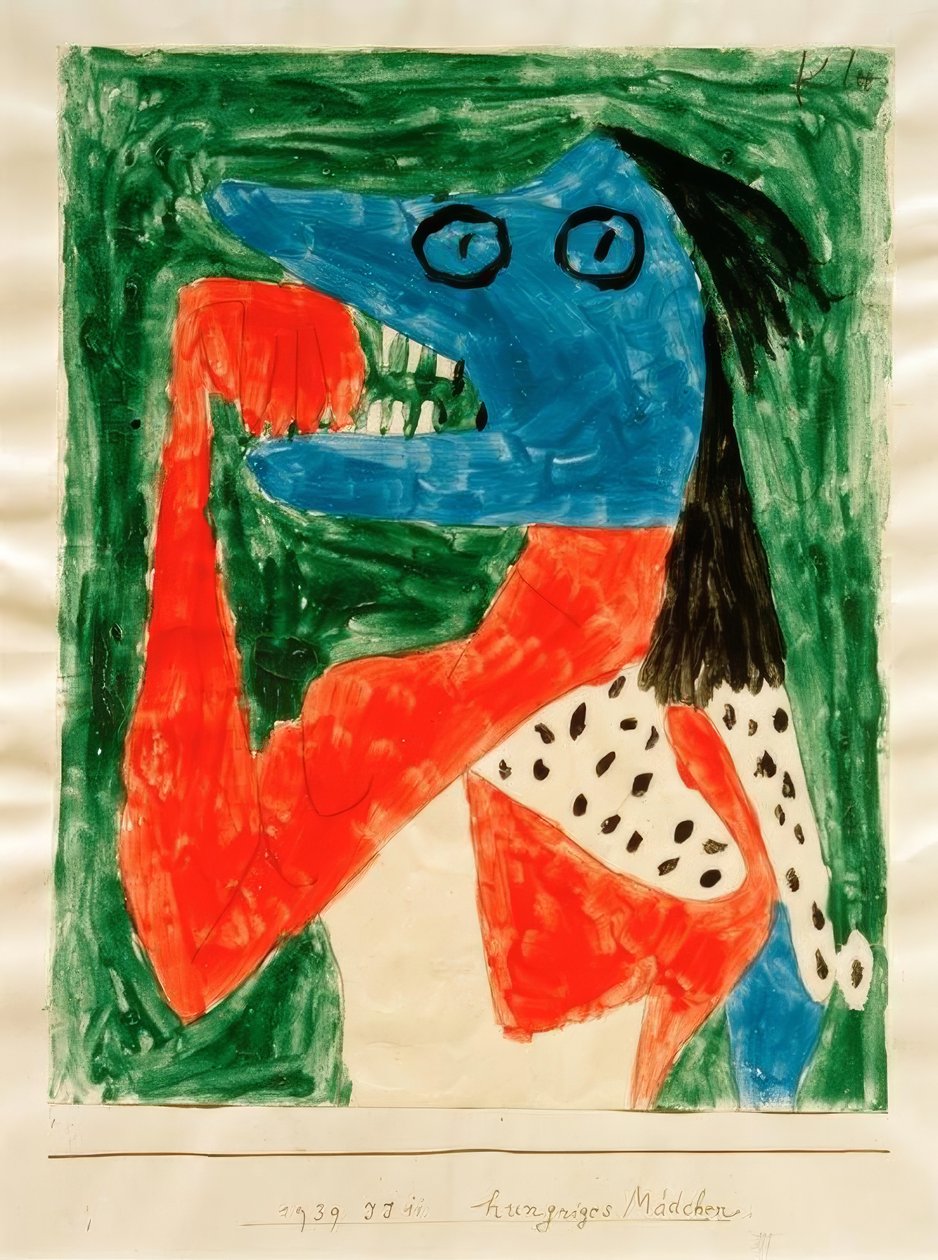 Fille affamée - Paul Klee