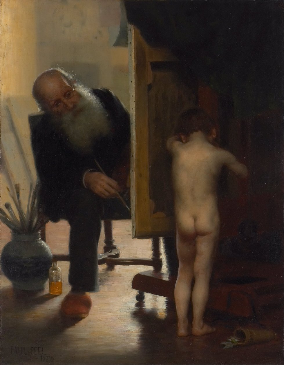 Le modèle fatigué - Paul Peel