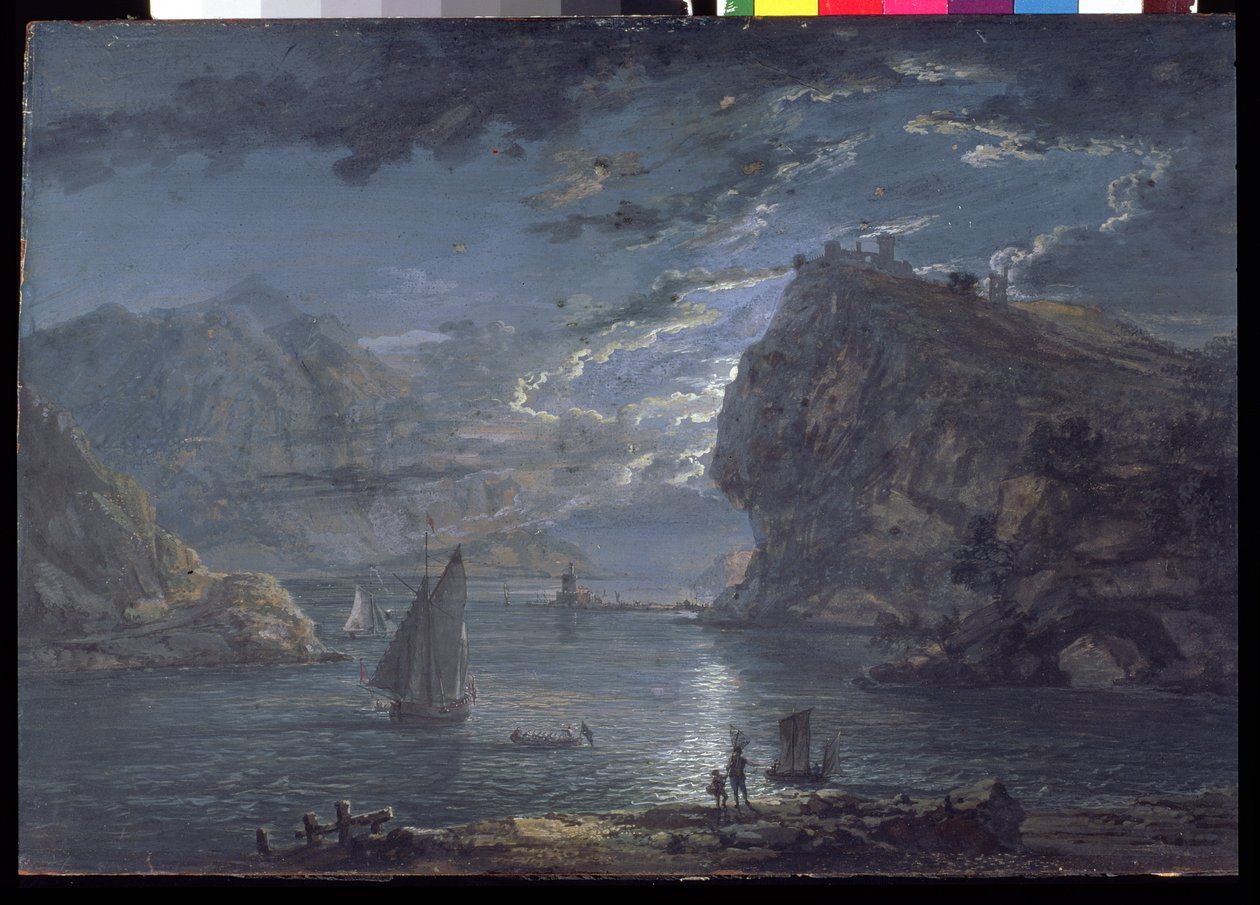 Un effet de clair de lune - Paul Sandby