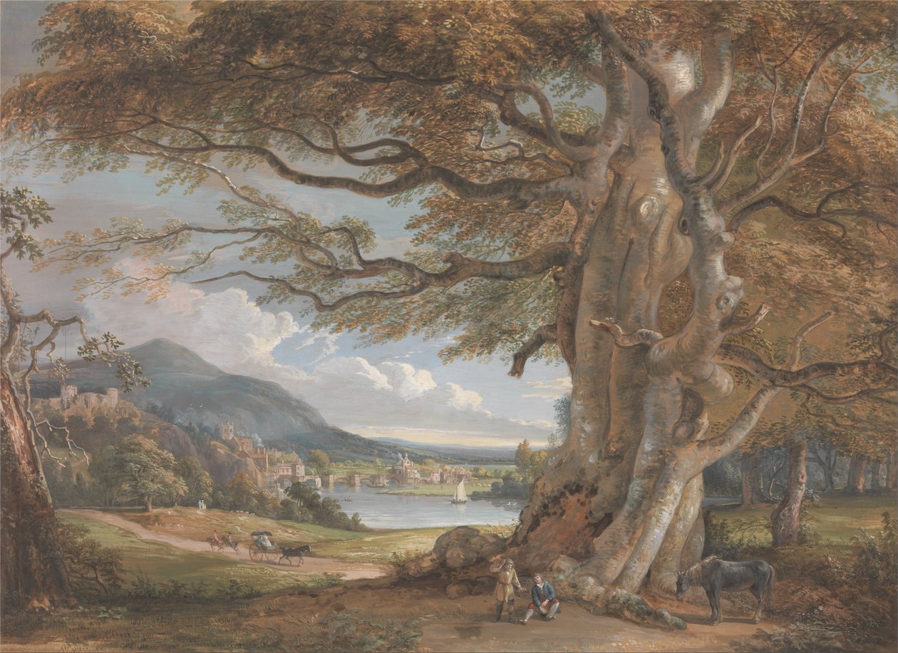 Bridgenorth, Shropshire - Paul Sandby