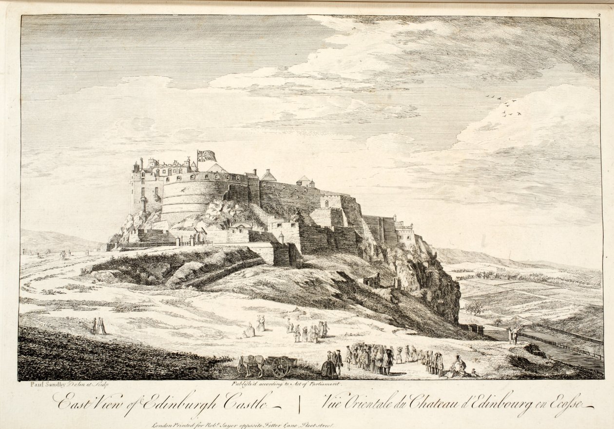 Vue orientale du château d