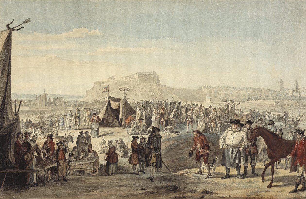 Foire aux chevaux sur Bruntsfield Links, Édimbourg - Paul Sandby