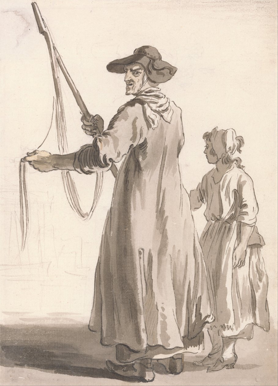 Les cris de Londres - Une vendeuse de dentelle - Paul Sandby