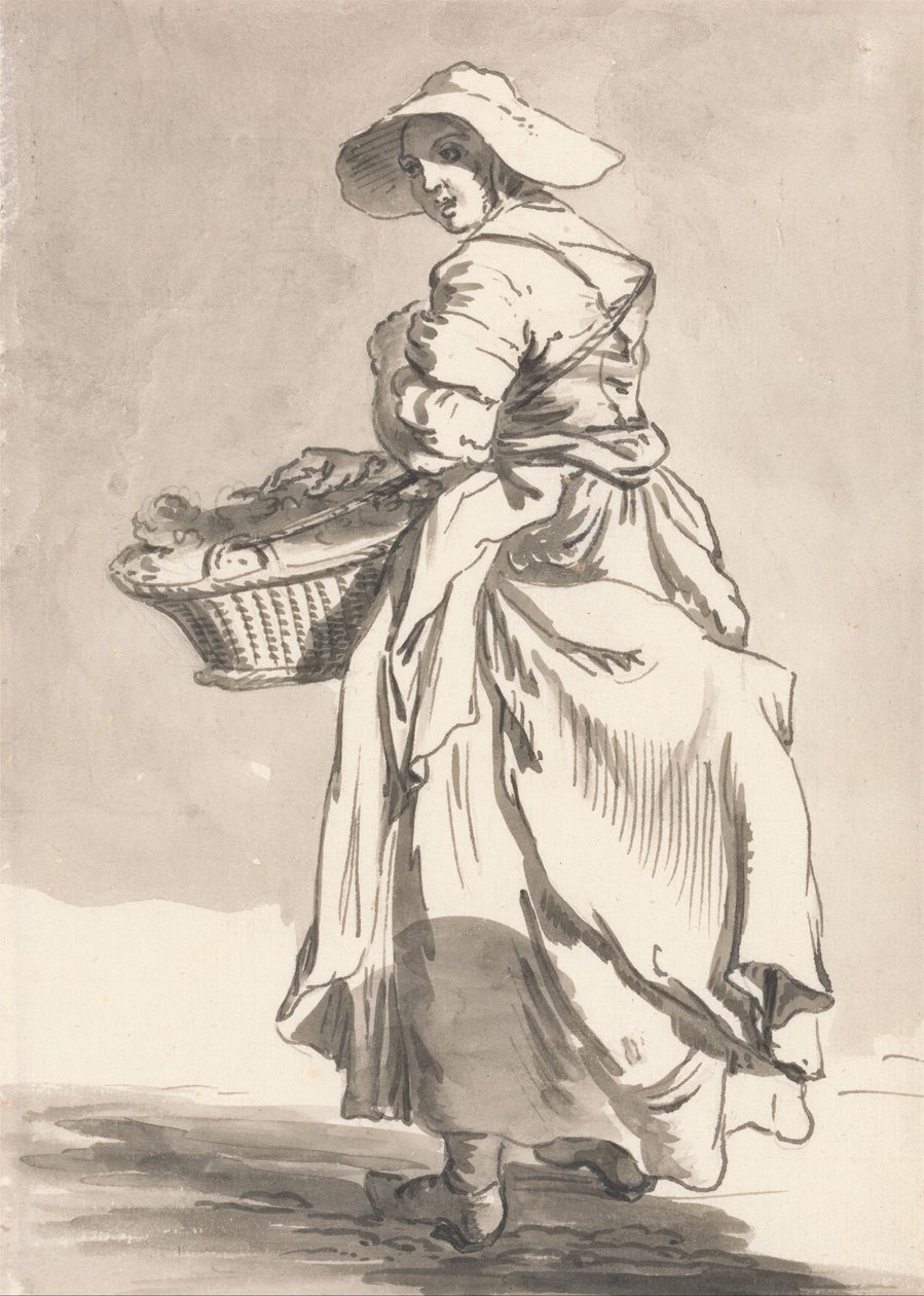 Les cris de Londres - Fleurs - Paul Sandby