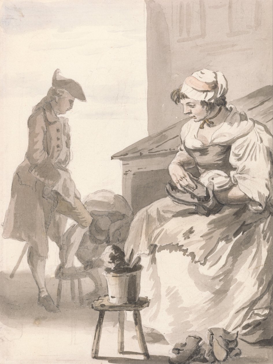 Cries de Londres - Nettoyeur de chaussures - Paul Sandby