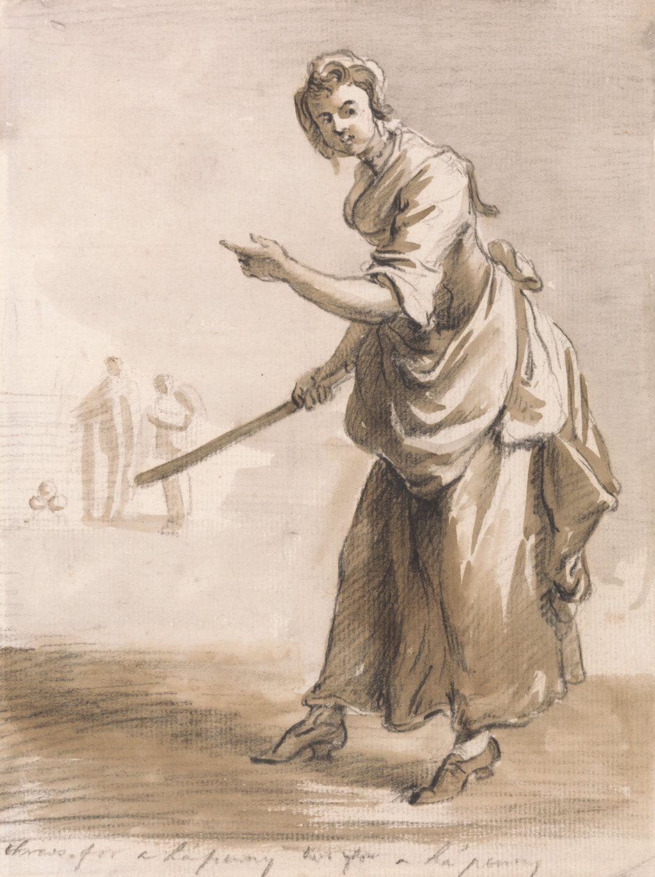 Cris de Londres - Lancers pour un demi-penny Avez-vous un demi-penny - Paul Sandby
