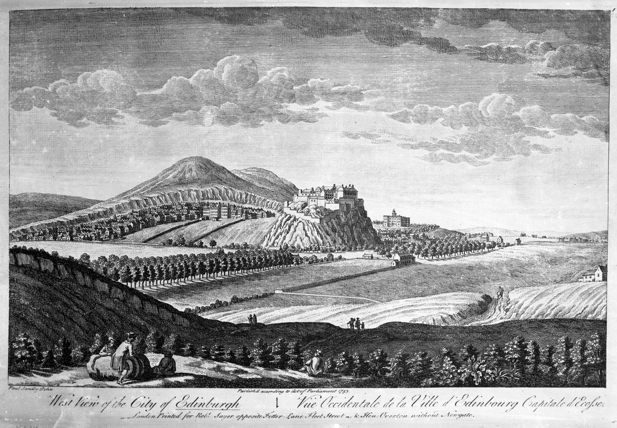 Vue ouest de la ville d
