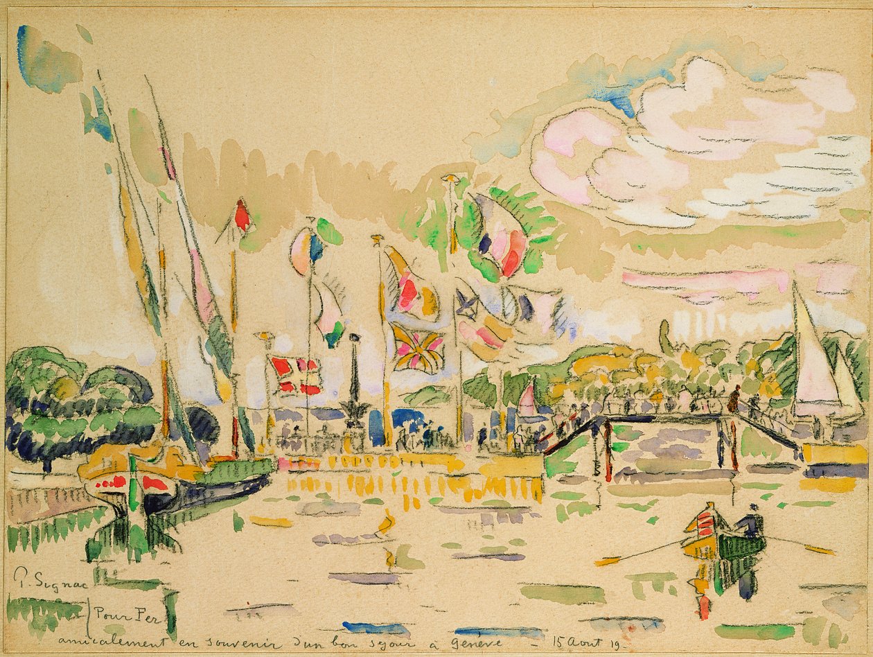 Genève, vers 1919 - Paul Signac
