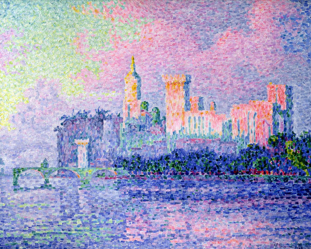 Le Château des Papes, Avignon, 1900 - Paul Signac