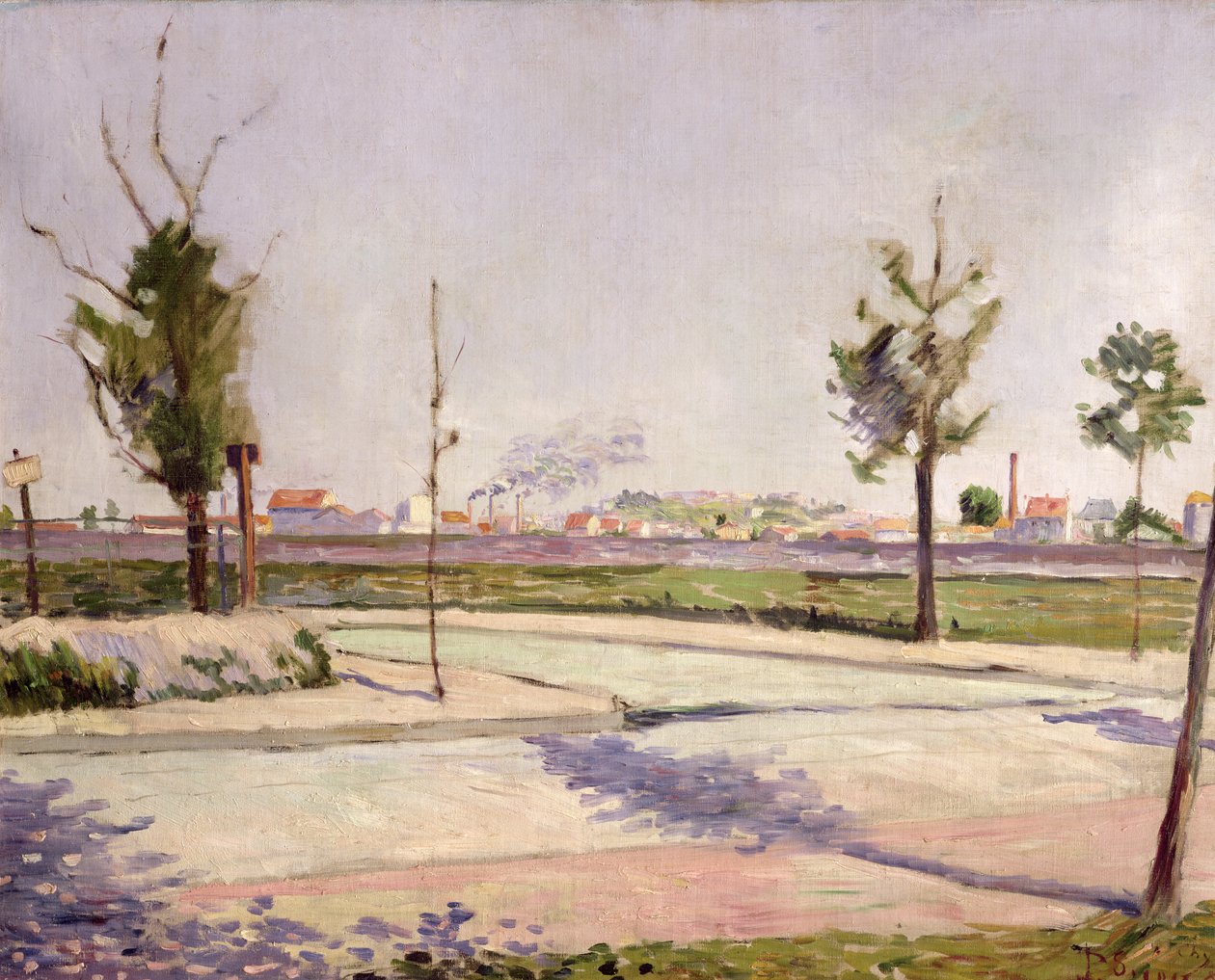 La route de Gennevilliers, 1883 - Paul Signac