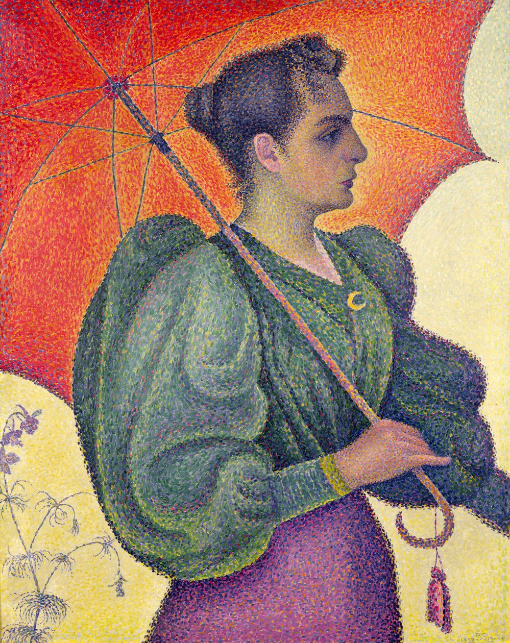 Femme avec une ombrelle, 1893 - Paul Signac