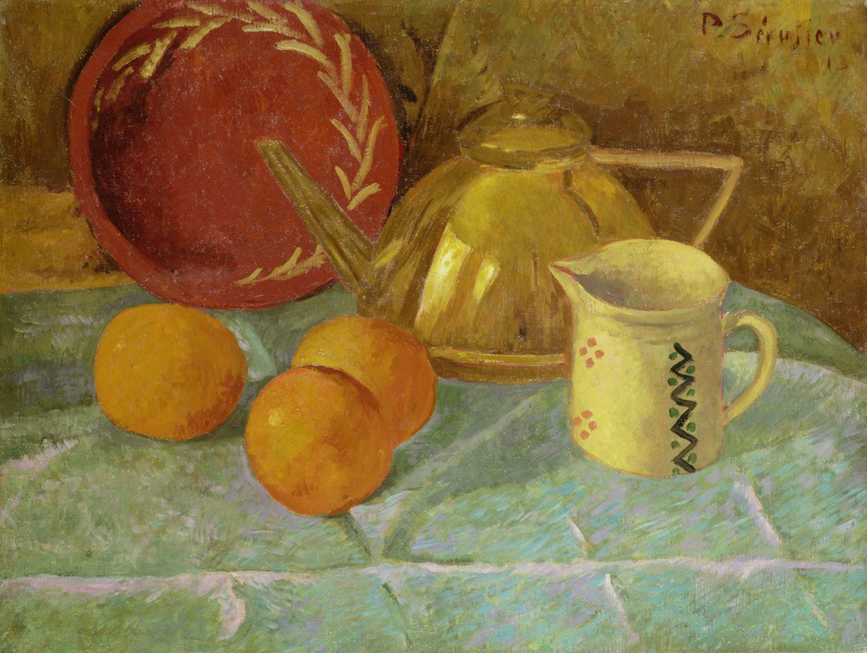 Nature morte avec fruits et pichet ou Synchronisation en jaune, 1913 - Paul Sérusier