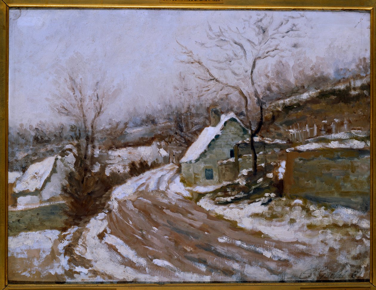 La vieille route à Auvers-sur-Oise - Paul  Gachet