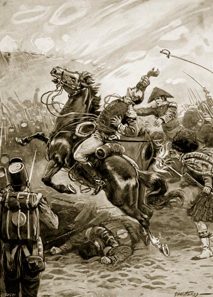 Mort de Sir Edward Pakenham, illustration de 