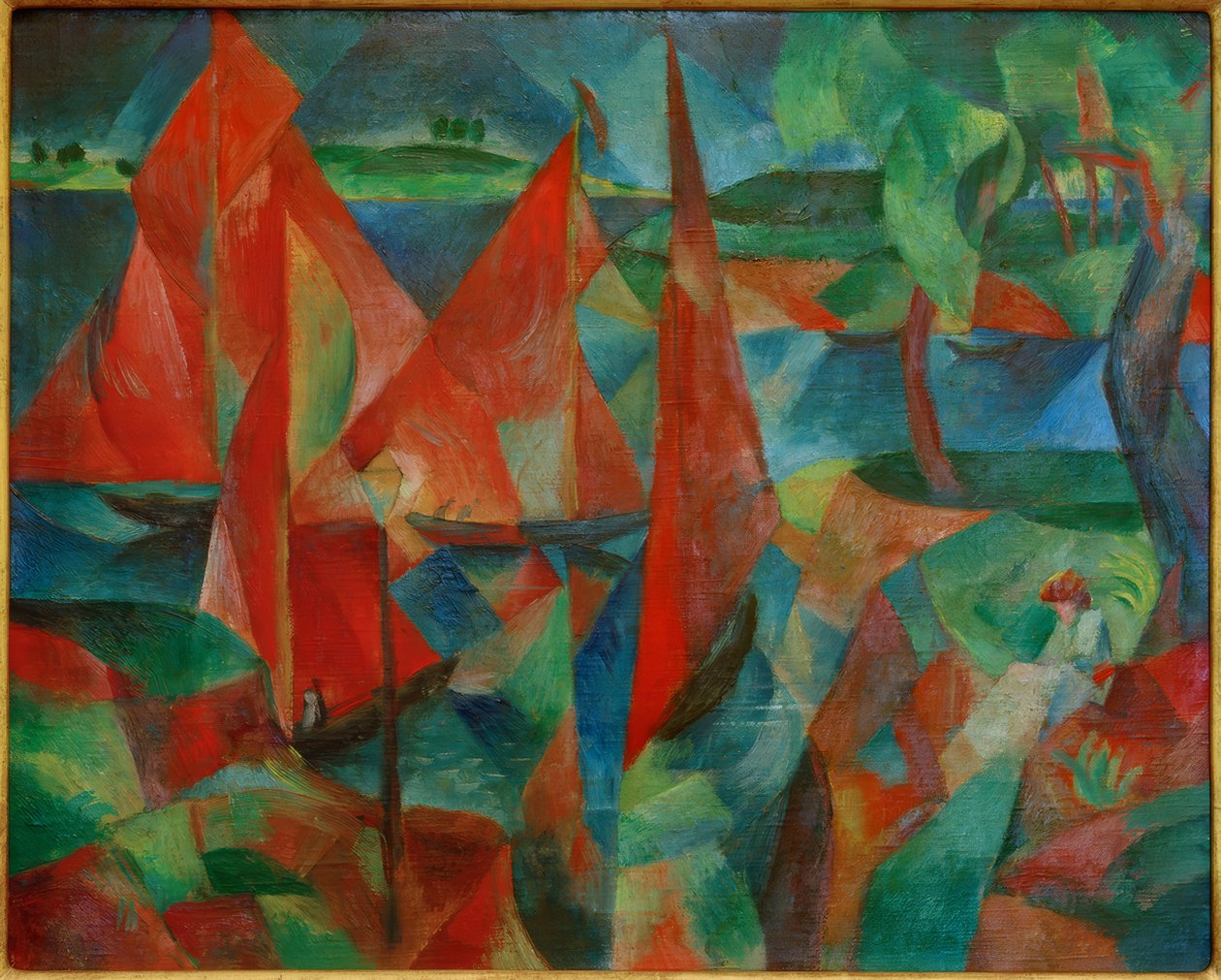 Les voiles rouges - Paul Adolf Seehaus