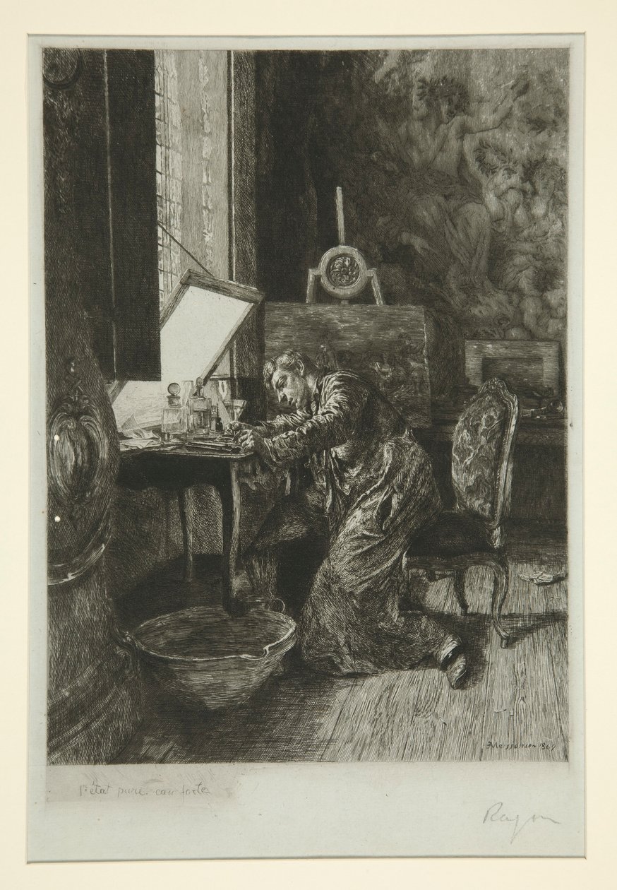 Le Peintre - Paul Adolphe Rajon
