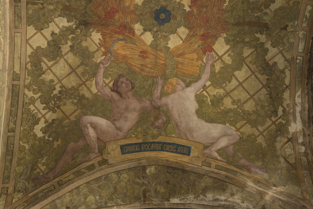 Décorations pour la voûte du péristyle au Petit Palais, entre 1909 et 1910 - Paul Albert Baudouin
