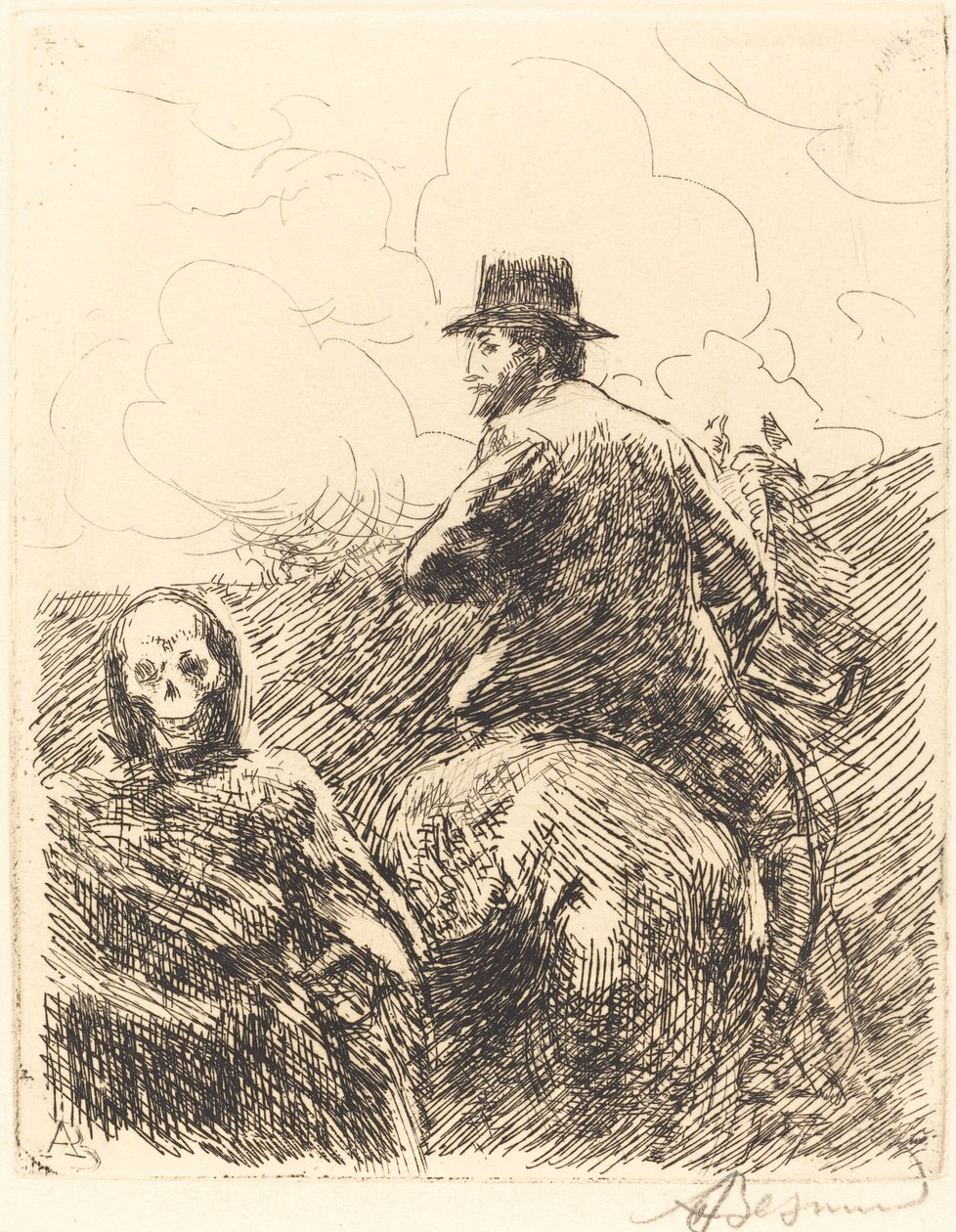 Danger passe - Paul Albert Besnard
