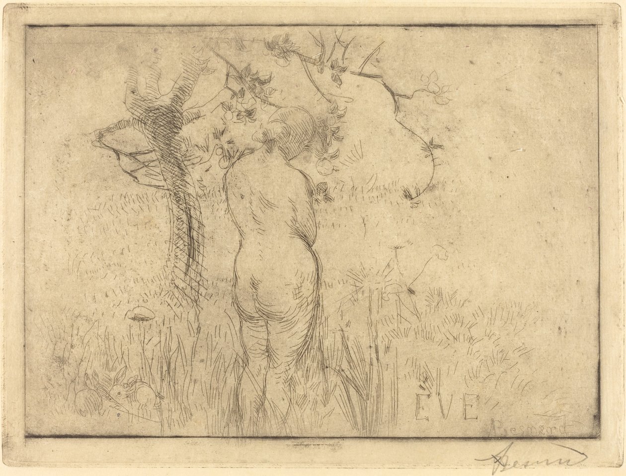 Ève devant le pommier, 1892 - Paul Albert Besnard