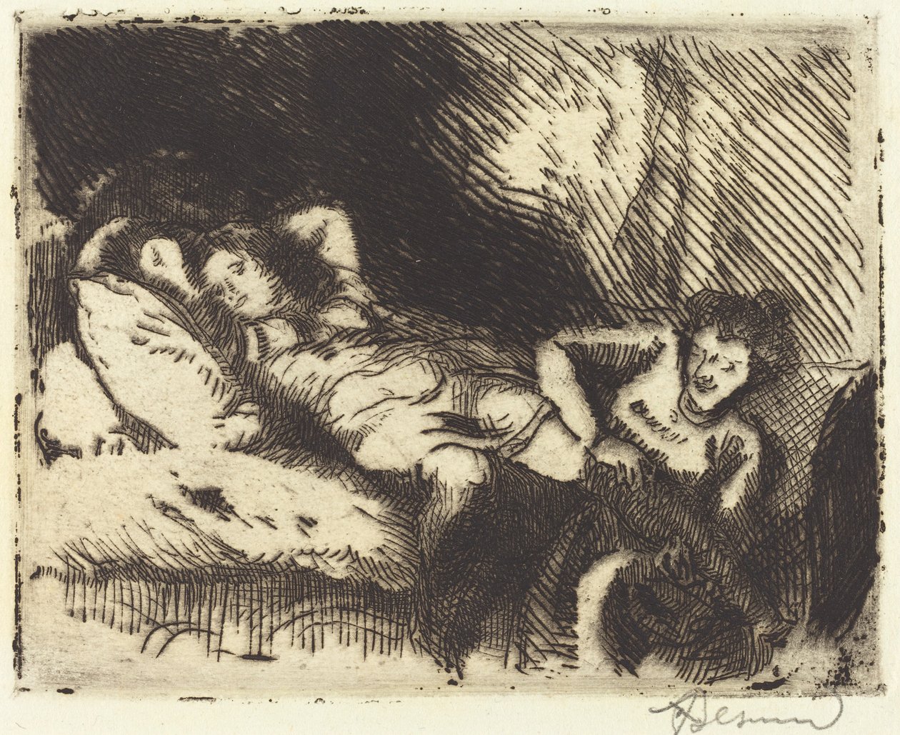 Aller au lit - Paul Albert Besnard