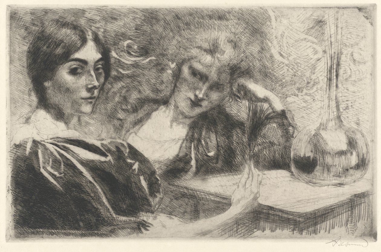Morphinomanes, 1887 | Paul Albert Besnard | Estampe d'art