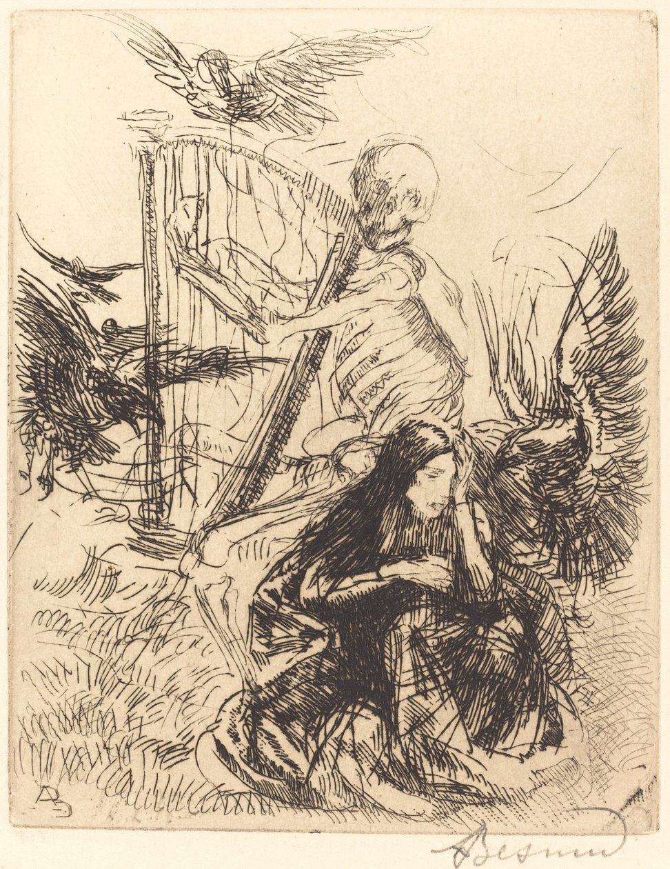 Musicienne, 1900 - Paul Albert Besnard