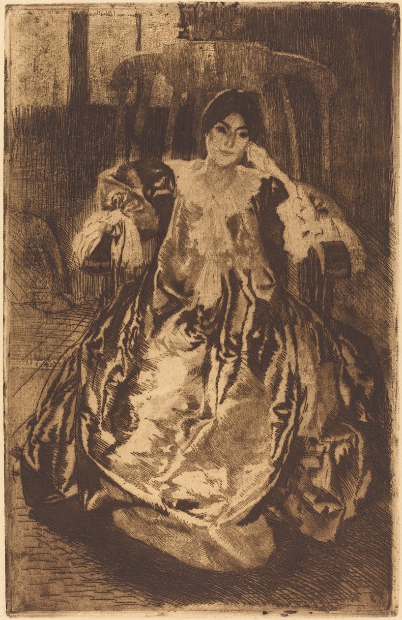 La Robe de Soie, 1887 - Paul Albert Besnard