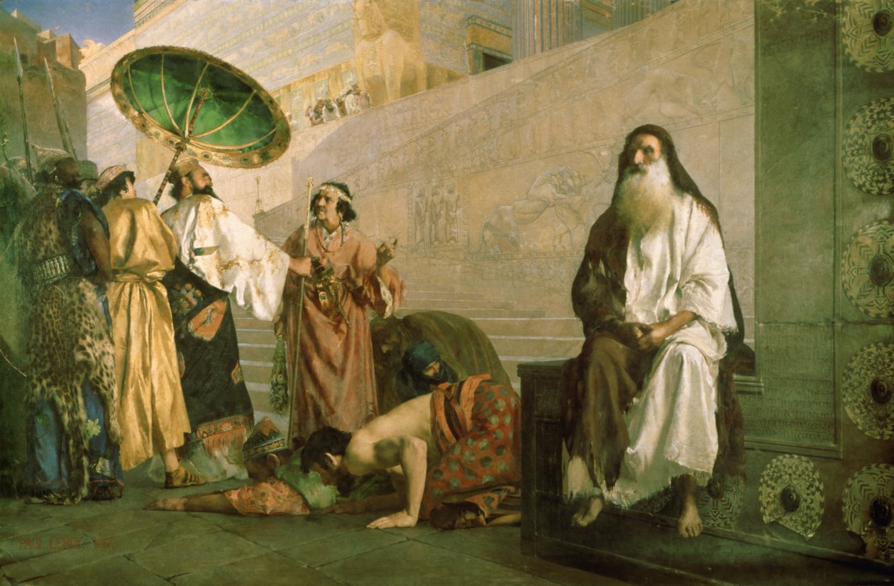 Haman et Mardochée - Paul Alexander Alfred Leroy