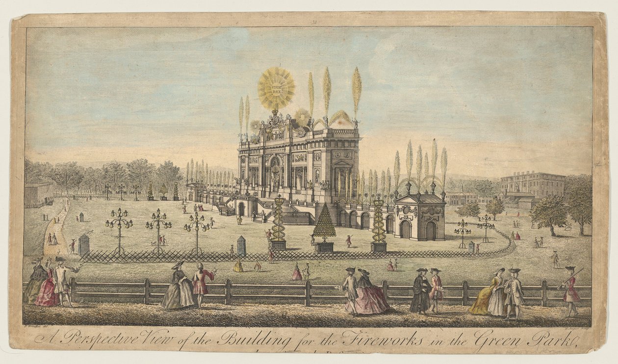 Vue en perspective du bâtiment pour les feux d