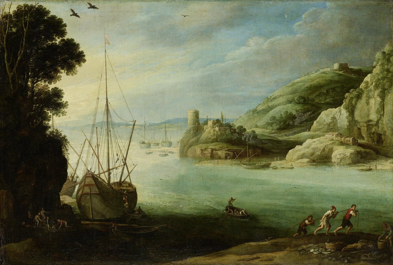 Rivage marin montagneux - Paul Bril