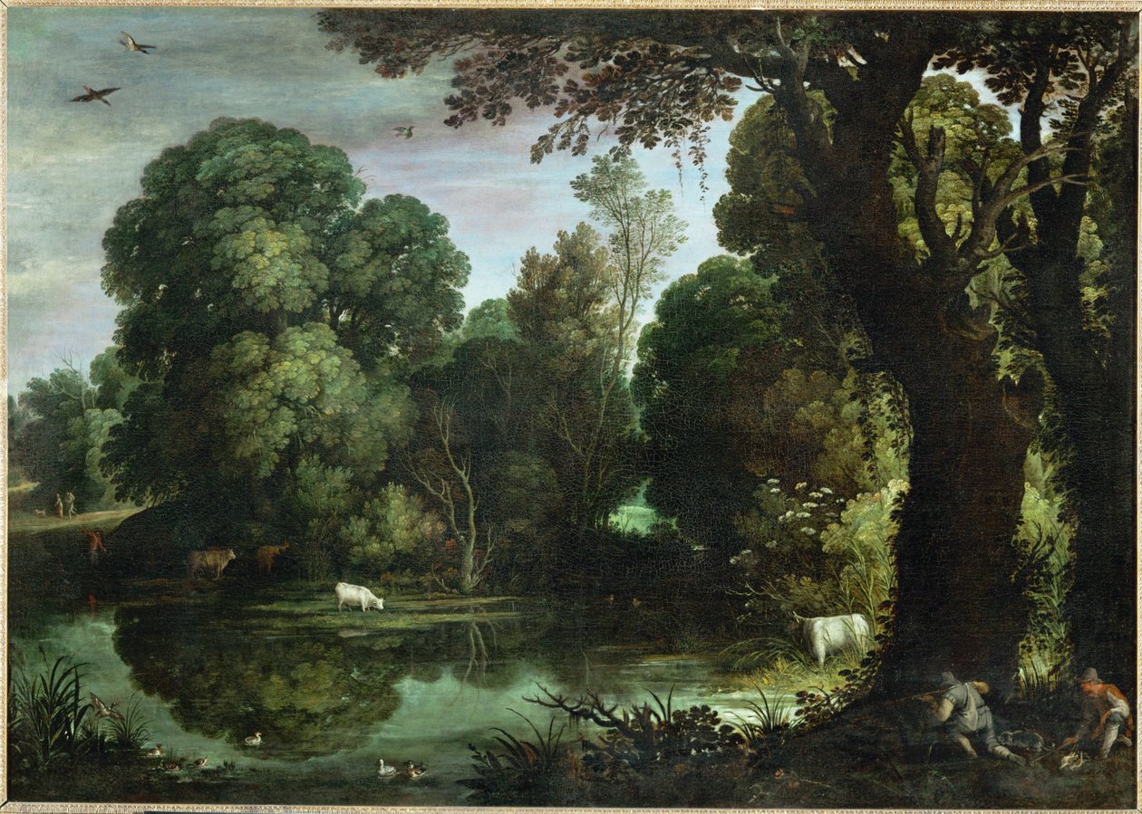 Chasse aux canards - A duck hunt … - Paul Brill or Bril