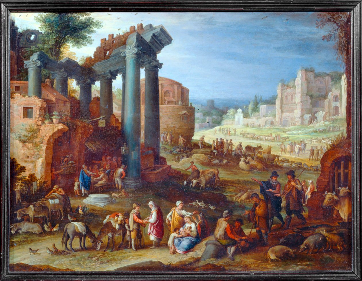 Ruines et figures ... - Paul Brill or Bril